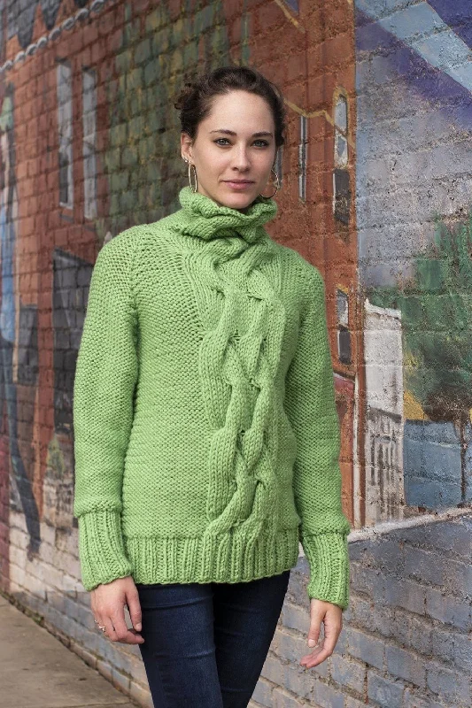 Sequoia Sweater Silk Blend Satin Velvet