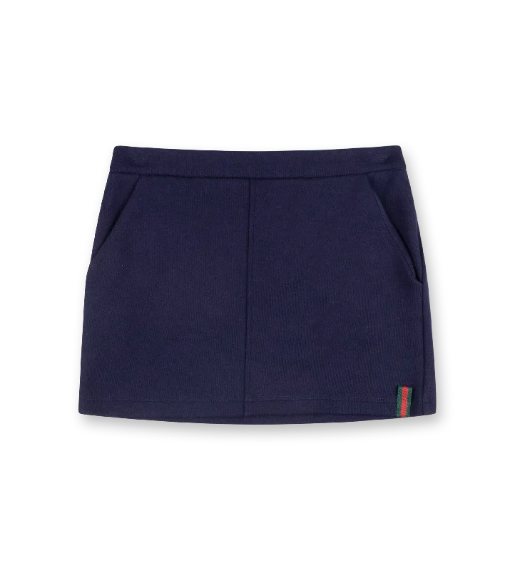 Skirt with Web Dark Night Sky denim skirt fashionable