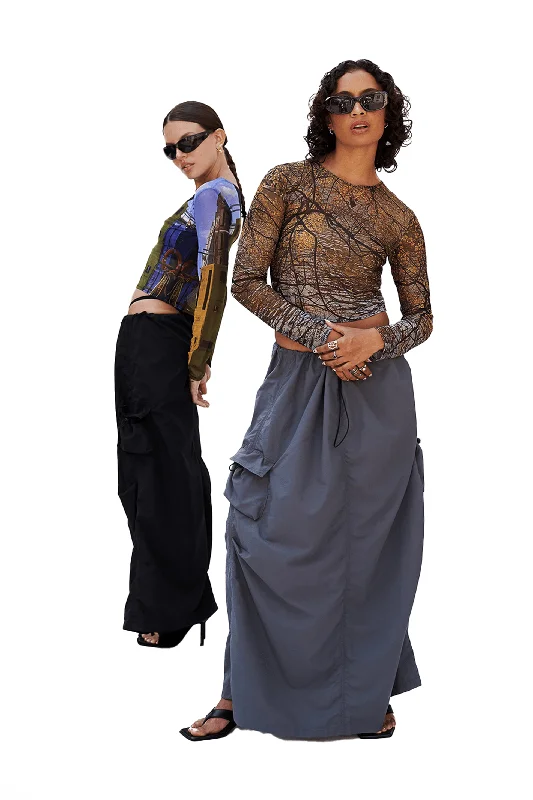 PARACHUTE MAXI SKIRT lace skirt delicate