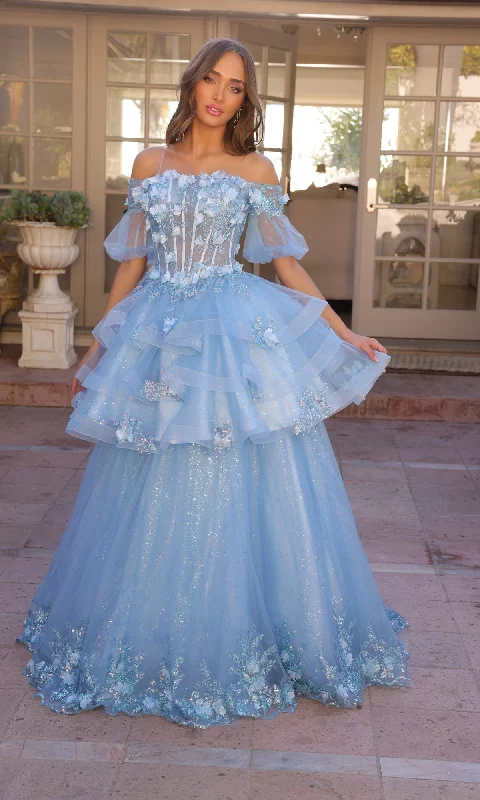 Nox Anabel Removable-Skirt Formal Ball Gown H1360 linen skirt light