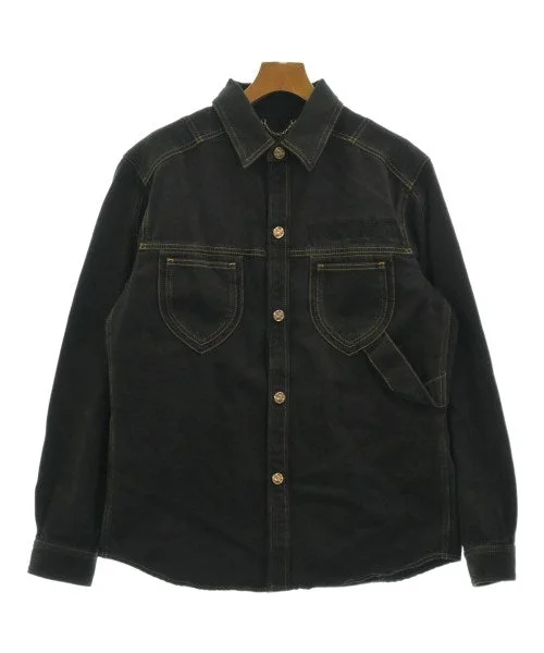 LOUIS VUITTON Denim jackets A-Line Jacket Boat Neck Shawl Collar