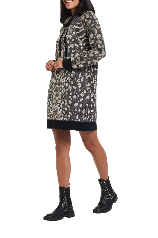 Tribal Long Sleeve Intarsia Sweater Dress 4792O-3415-0002 Black - 1 ONLY SIZE SMALL - 20%. OFF Boxy Sweater Fitted Sweater A-Line Tribal Long Sleeve Intarsia Sweater Dress 4792O-3415-0002 Black - 1 ONLY SIZE SMALL - 20%. OFF Boxy Sweater Fitted Sweater A-Line