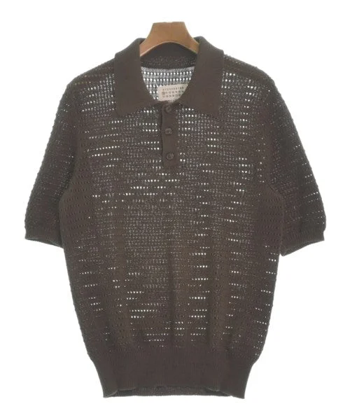 Maison Margiela Sweaters Boat Neck Shawl Collar Notched Collar
