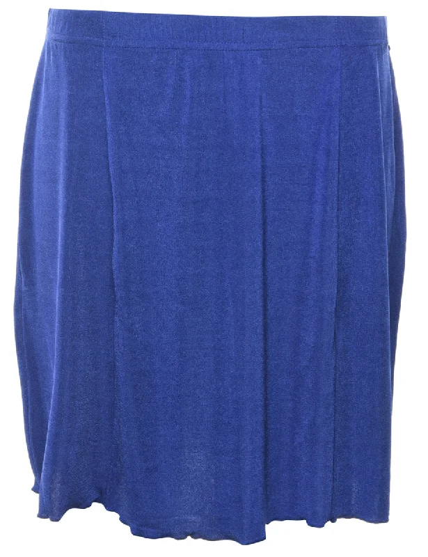 Blue Mini Skirt - M corduroy skirt cozy