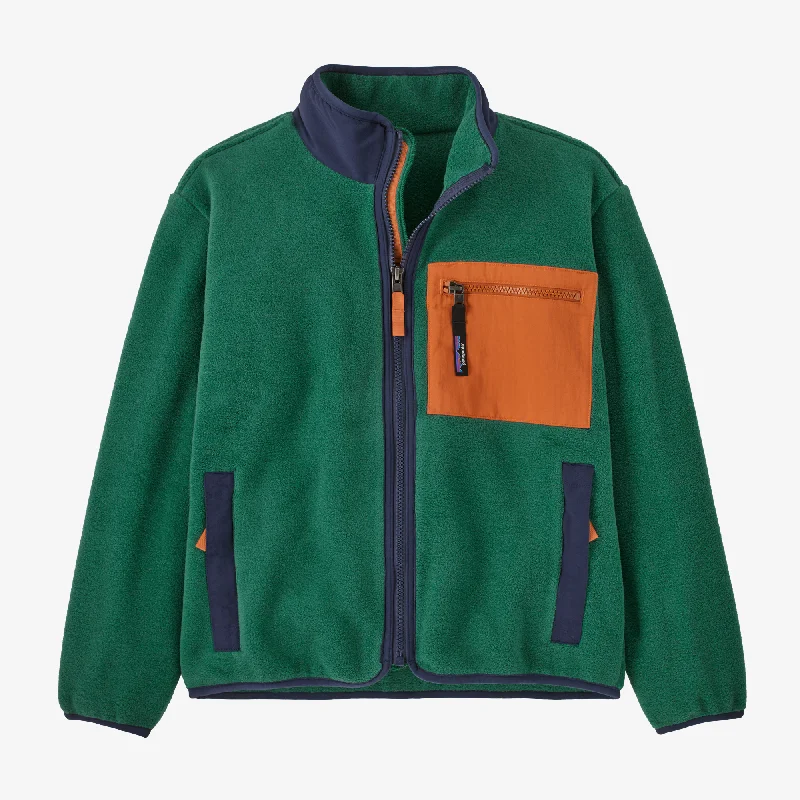 Kids' Synchilla® Fleece Jacket Denim Fabric Leather Fabric Suede Fabric