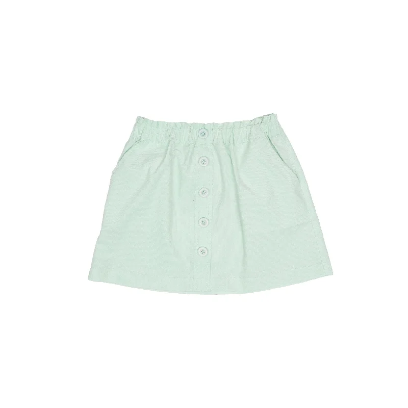 Renee Mint Green Cord Skirt cashmere skirt soft