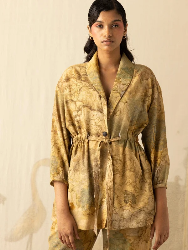 Artist Jacket Toggled Jacket Drawstring Jacket Belted Jacket