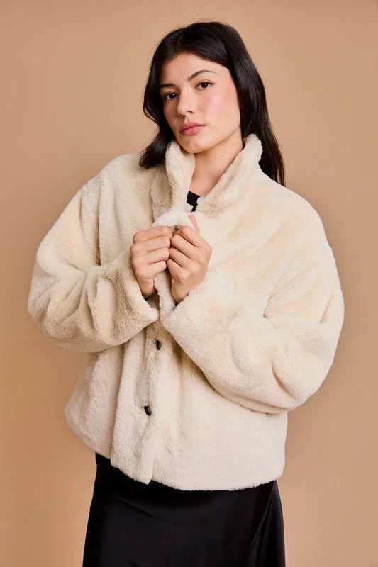 Joplin Cozy Faux Fur Jacket - Final Sale Herringbone Jacket Checkered Jacket Solid Jacket Joplin Cozy Faux Fur Jacket - Final Sale Herringbone Jacket Checkered Jacket Solid Jacket