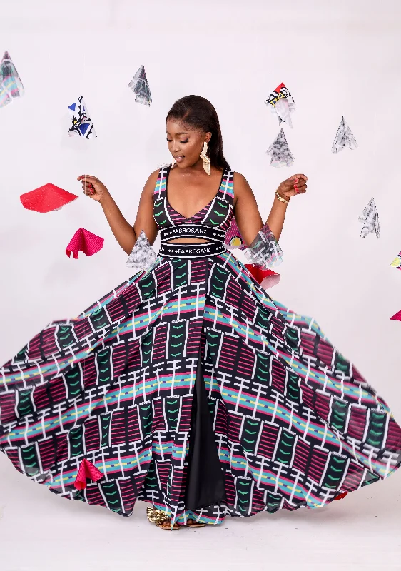 FRS15575- Skirt only ruffled skirt detail