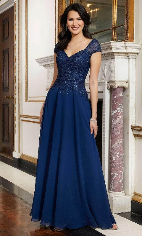 Mori Lee 72626 - Chiffon Skirt Formal Gown slim fit skirt