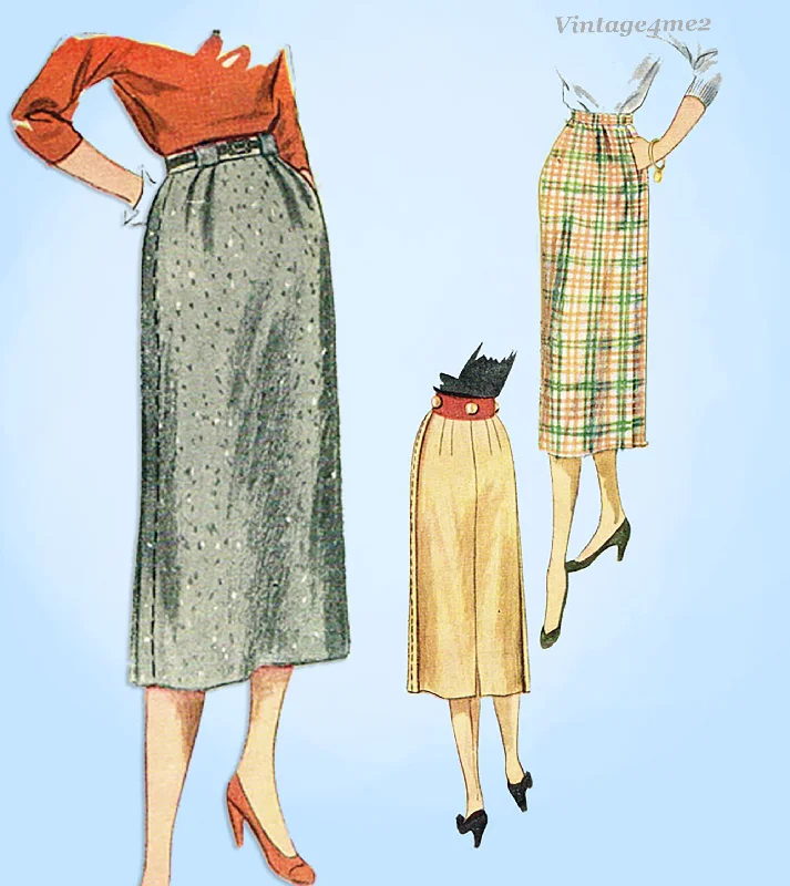 1950s Original Vintage Simplicity Sewing Pattern 3657 Uncut Misses Day Skirt 24 W wool skirt breathable 1950s Original Vintage Simplicity Sewing Pattern 3657 Uncut Misses Day Skirt 24 W wool skirt breathable