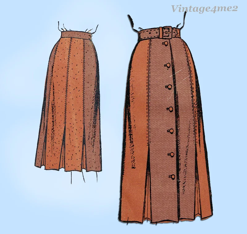 New York 842: 1950s Uncut Misses Skirt Set Vintage Sewing Pattern leather skirt refined New York 842: 1950s Uncut Misses Skirt Set Vintage Sewing Pattern leather skirt refined