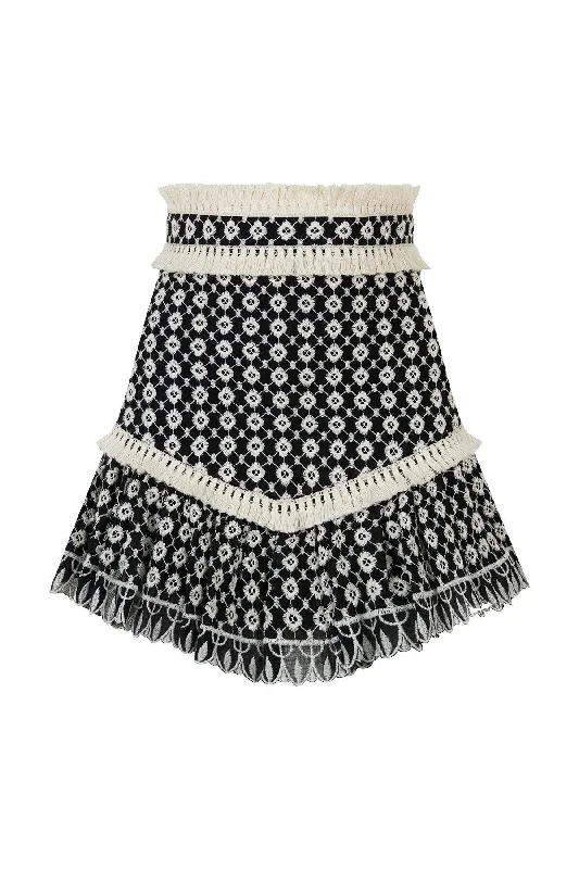 Agatha Skirt patchwork skirt art