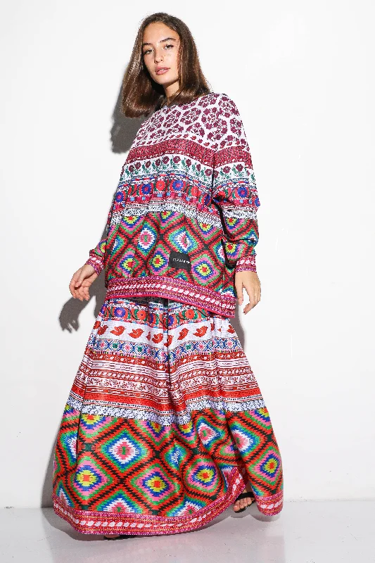 Record Czukormadár Csángó skirt belted skirt waist