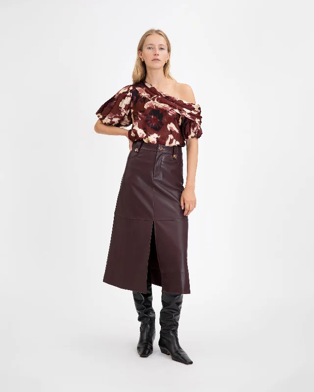 Hudie Skirt velvet skirt luxurious