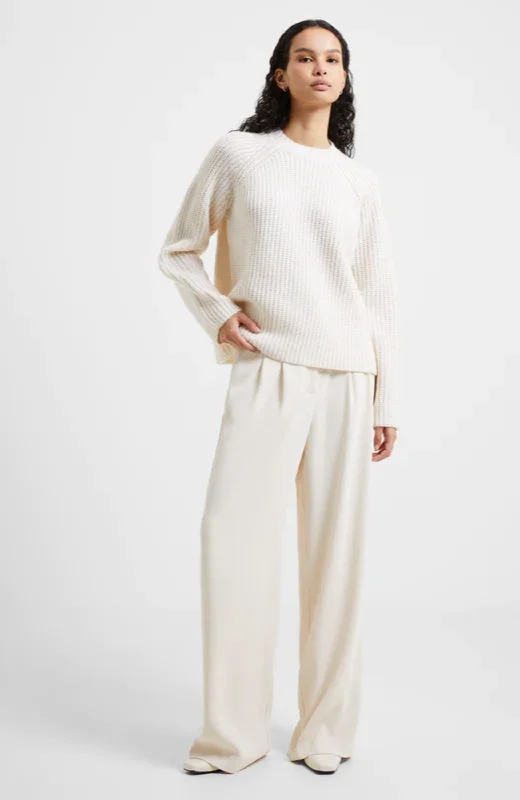 French Connection - Jika Sweater Satin Blend Silk Blend Wool Blend