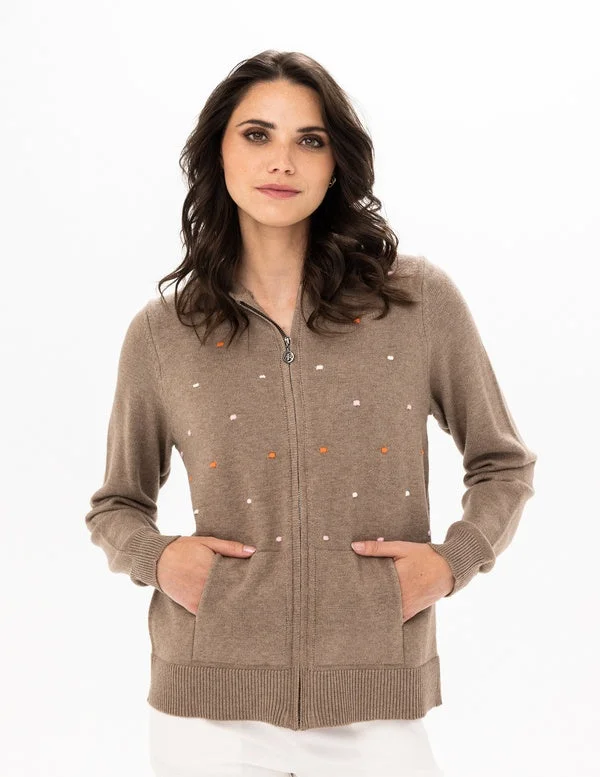 Renuar Knit Sweater R6862-3391-HBRSUC Heather Brown - 1 ONLY SIZE SMALL - 20% OFF Tailored Straight A-Line Renuar Knit Sweater R6862-3391-HBRSUC Heather Brown - 1 ONLY SIZE SMALL - 20% OFF Tailored Straight A-Line