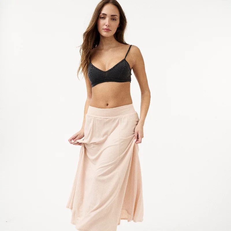 Hemp Patchouli Skirt silk skirt luxurious