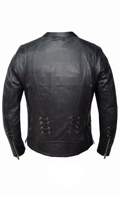 Ladies Leather Biker Jacket 6564.00 WJ Ribbed Jacket Pleated Jacket Ruffled Jacket