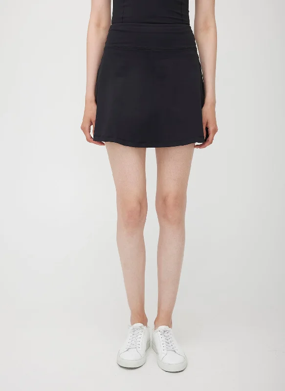 Corsica A-Line Tennis Skirt linen skirt relaxed