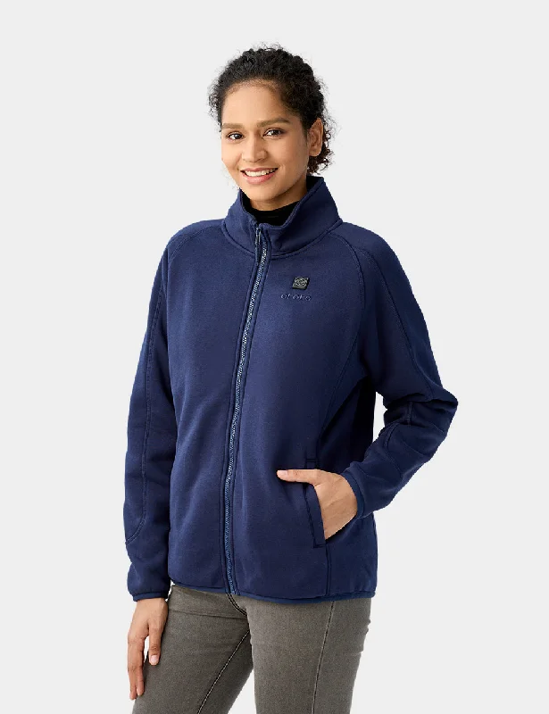 Women's Heated Fleece Jacket - Blue Faux Fur Jacket Real Fur Jacket Shearling Jacket Women's Heated Fleece Jacket - Blue Faux Fur Jacket Real Fur Jacket Shearling Jacket