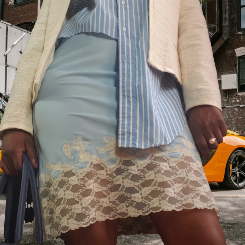Vintage Skirt Slip size M mini skirt trendy