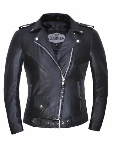 Ladies Black Lambskin Jacket 6832 Tiered Jacket Buttoned Jacket Zippered Jacket