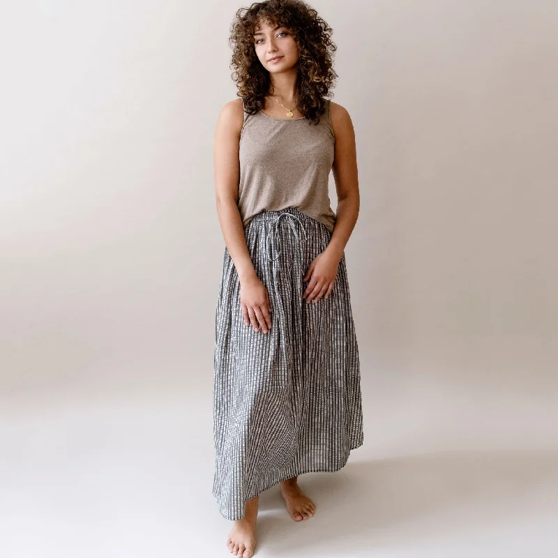 Emma Maxi Skirt- Sona Olive wool skirt thick