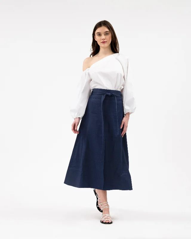 Linen Hudson Skirt linen skirt natural