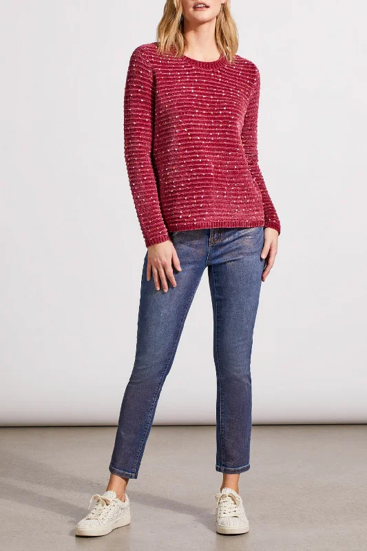Tribal Crew Neck Sweater 7564O-4646-1825 Port Wine - 1 ONLY SIZE LARGE - 20% OFF Stylish Fashionable Trendy Tribal Crew Neck Sweater 7564O-4646-1825 Port Wine - 1 ONLY SIZE LARGE - 20% OFF Stylish Fashionable Trendy