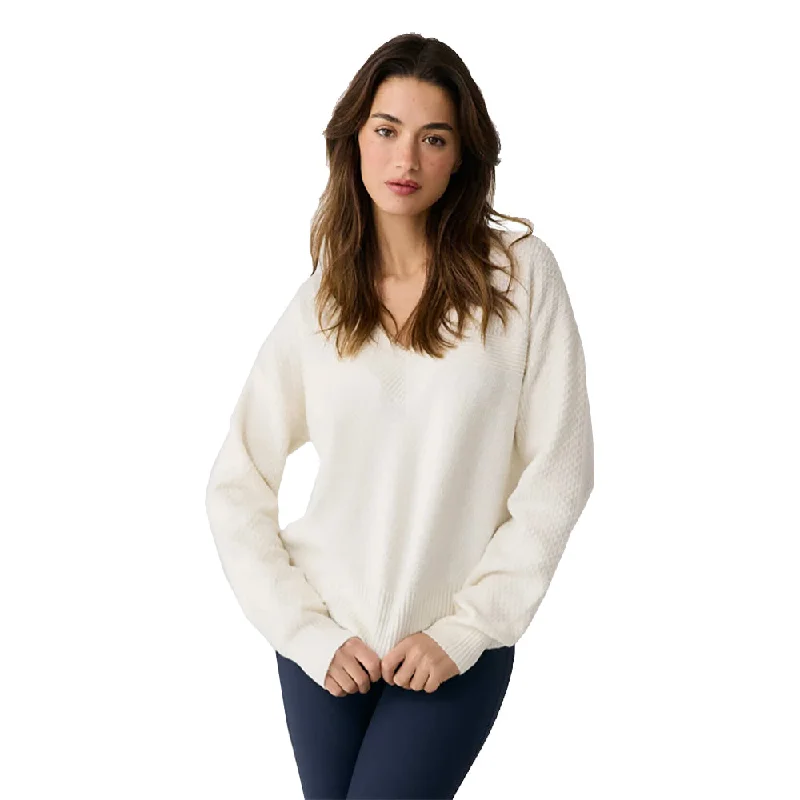 Lole Camille V-Neck Womens Sweater Layered Multi-layer Single Layer