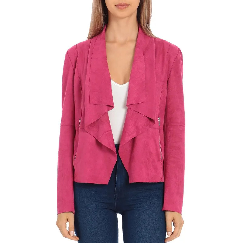 Bagatelle Womens Drapey  Jacket Rayon Fabric Velvet Fabric Corduroy Fabric