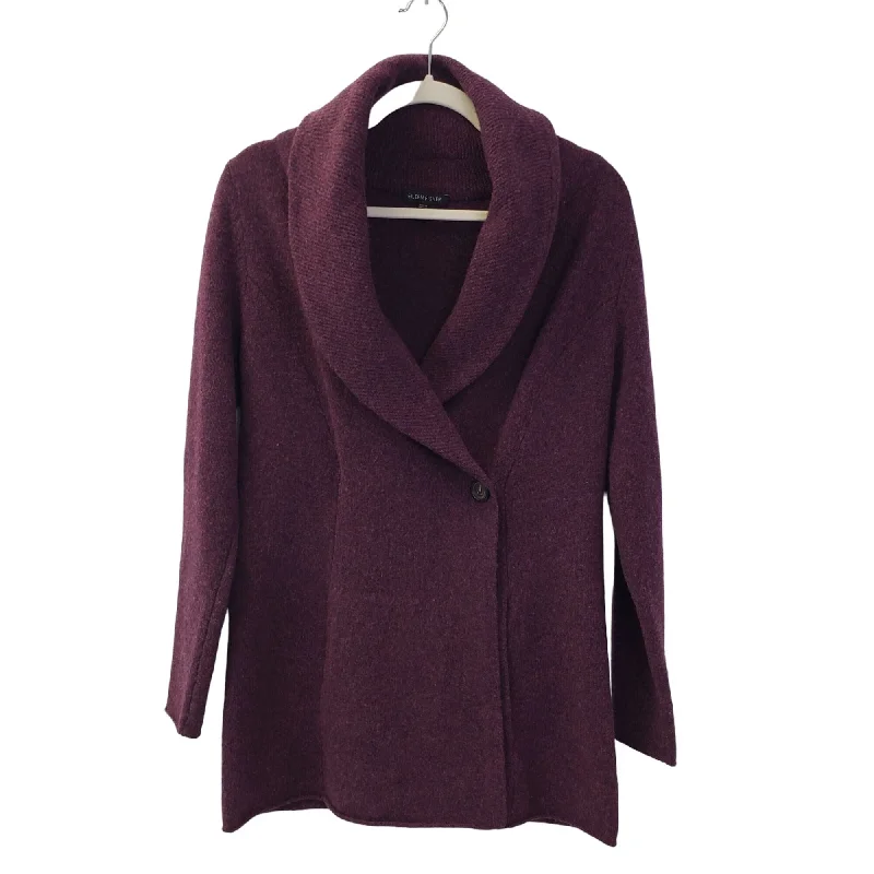 Eileen Fisher Wool & Cashmere Blend Collared Wrap Sweater Size XS/S Anti-Pilling Anti-Shrink Durable Eileen Fisher Wool & Cashmere Blend Collared Wrap Sweater Size XS/S Anti-Pilling Anti-Shrink Durable