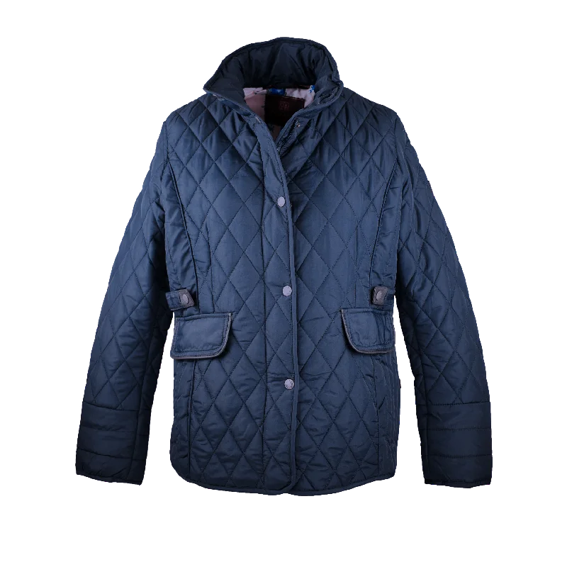 LJ002 - Ladies Maya Quilted Jacket - NAVY Appliqued Jacket Beaded Jacket Sequined Jacket LJ002 - Ladies Maya Quilted Jacket - NAVY Appliqued Jacket Beaded Jacket Sequined Jacket