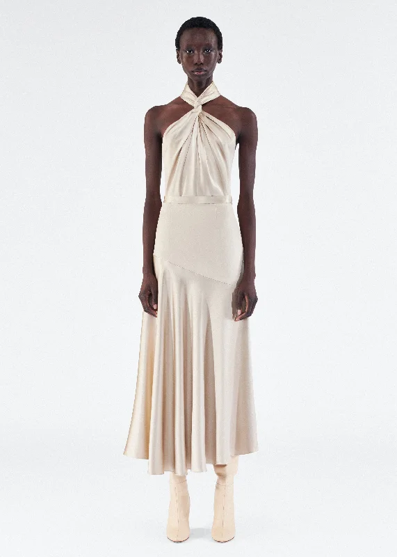 tess skirt high slit skirt