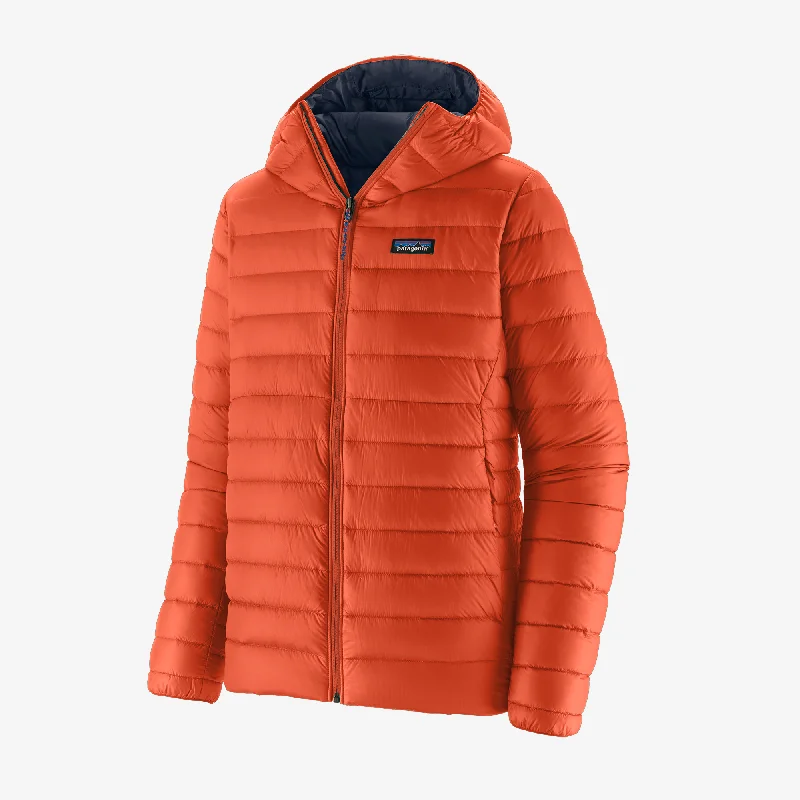 Men's Down Sweater™ Hoody Zippered Buttoned Snapped