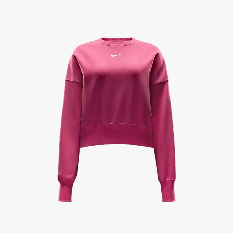 Nike Womens Nsw Essential Os Crew Sweater Pink Satin Fabric Silk Fabric Chiffon Fabric Nike Womens Nsw Essential Os Crew Sweater Pink Satin Fabric Silk Fabric Chiffon Fabric
