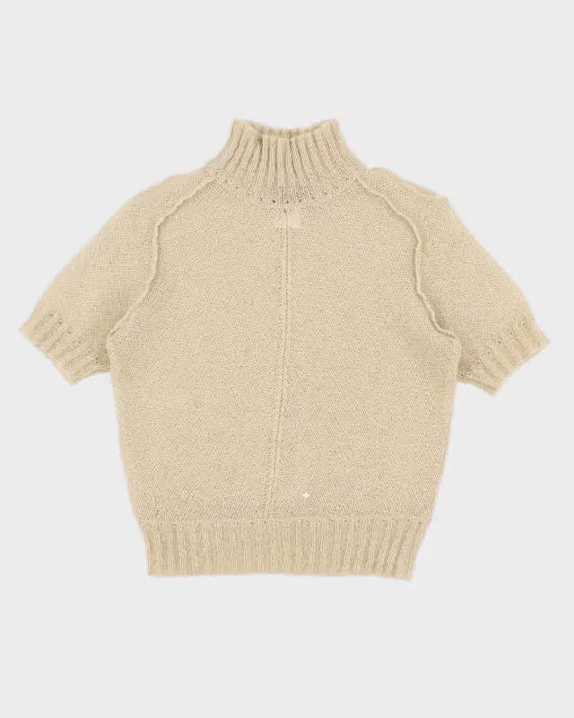 80s Vintage Women's Cream Fendi Knit sweater - S Spandex Blend Rayon Blend Denim Blend 80s Vintage Women's Cream Fendi Knit sweater - S Spandex Blend Rayon Blend Denim Blend