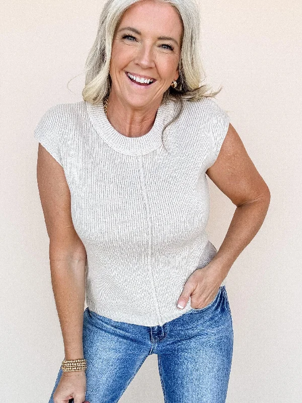 Sweet Melody Sweater Top Slim Fit Regular Fit Oversized