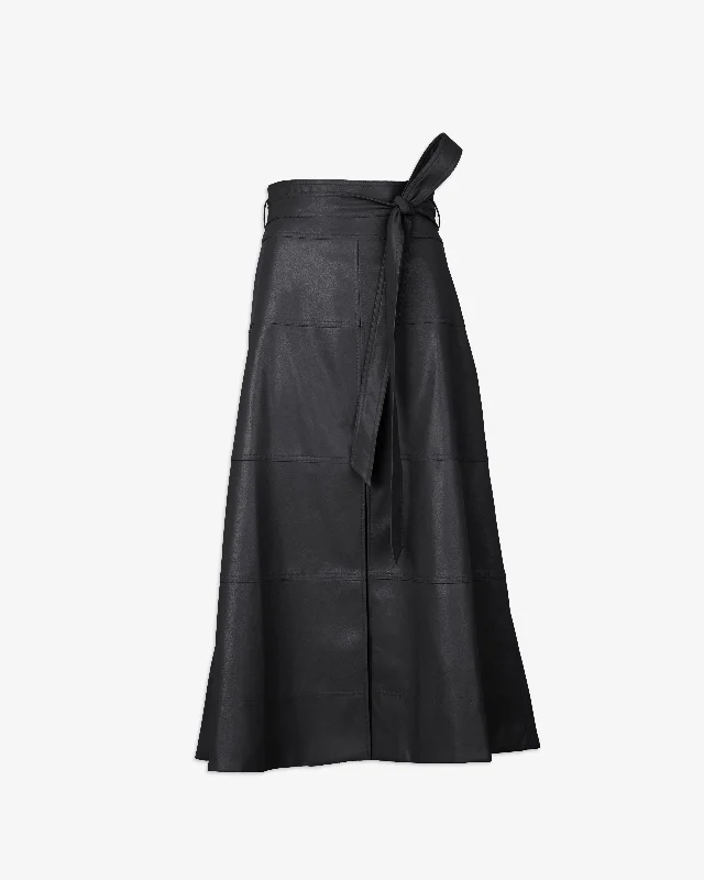 Vegan Leather Hudson Skirt modal blend skirt