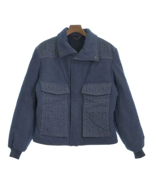 LOUIS VUITTON Denim jackets Hooded Jacket Caped Jacket Shawl Collar Jacket