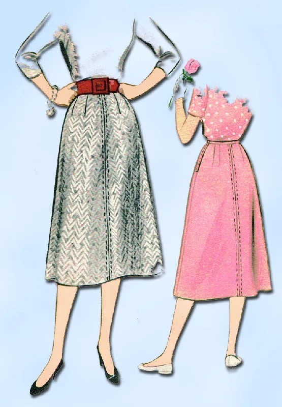 1950s Vintage McCalls Sewing Pattern 3338 Easy Misses Day Skirt Size 28 Waist lace skirt romantic 1950s Vintage McCalls Sewing Pattern 3338 Easy Misses Day Skirt Size 28 Waist lace skirt romantic