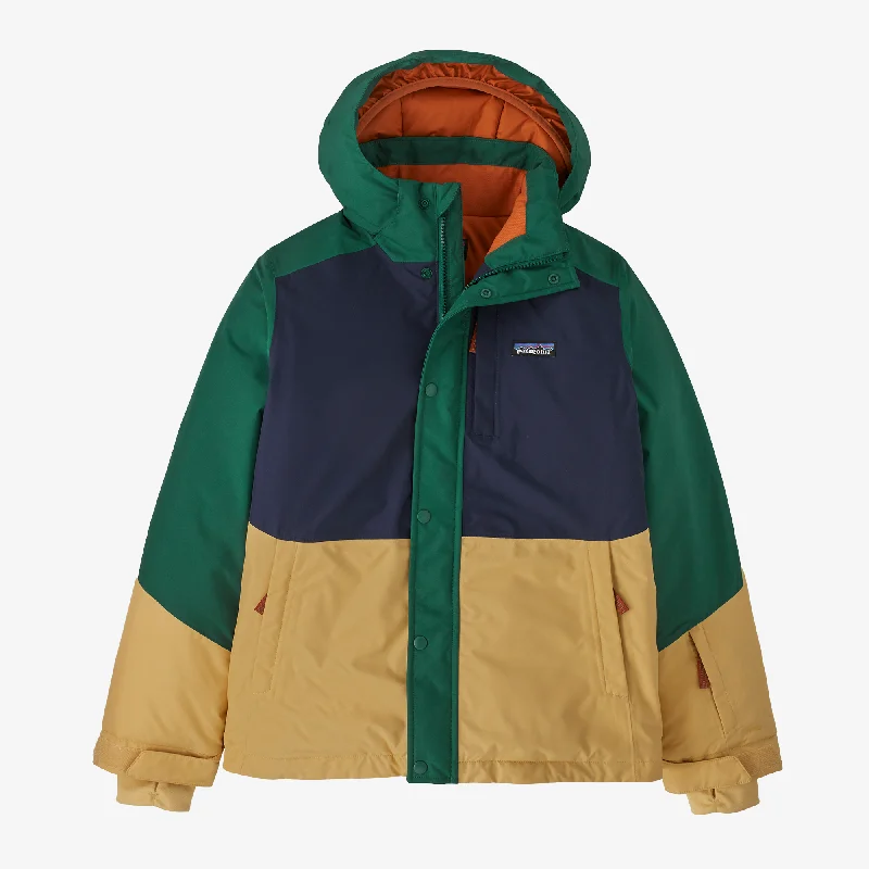 Kids' Powder Town Jacket Boat Neck Shawl Collar Notched Collar