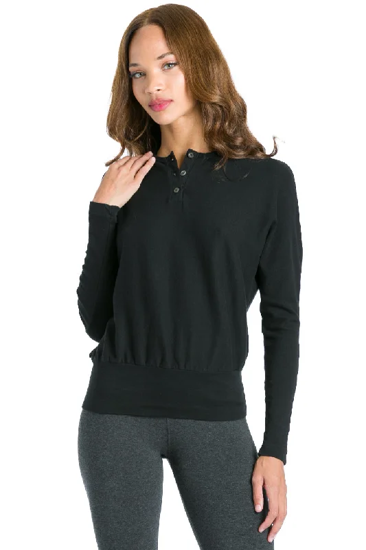 Banded Pullover Henley T