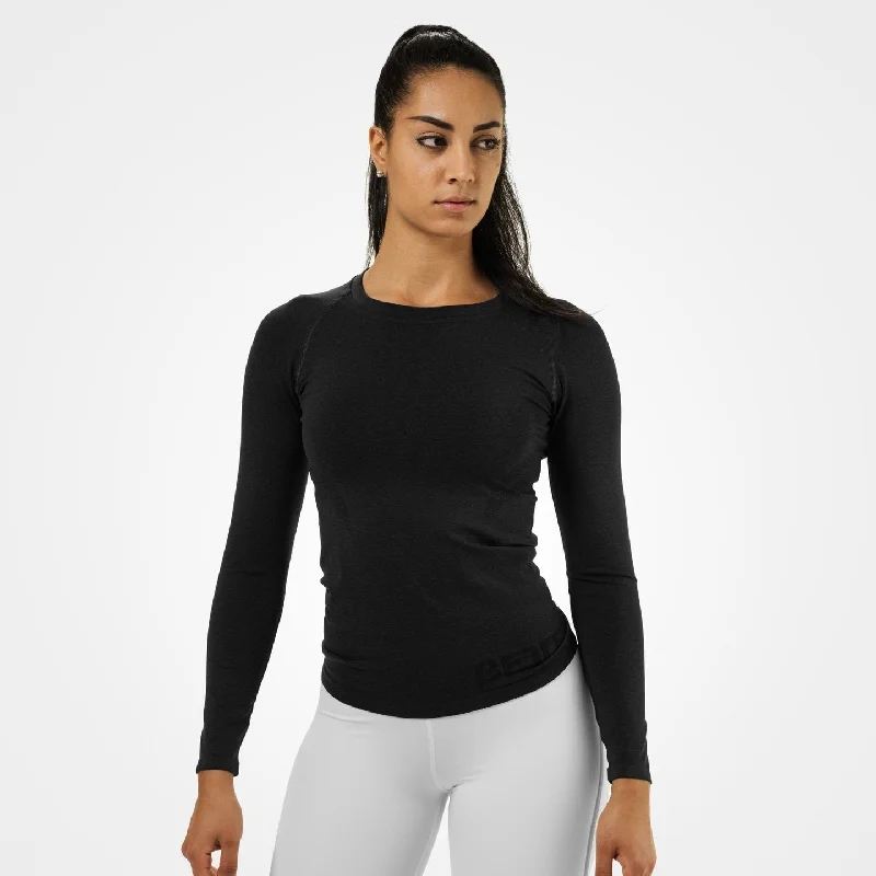 Better Bodies Nolita Seamless LS - Black Melange