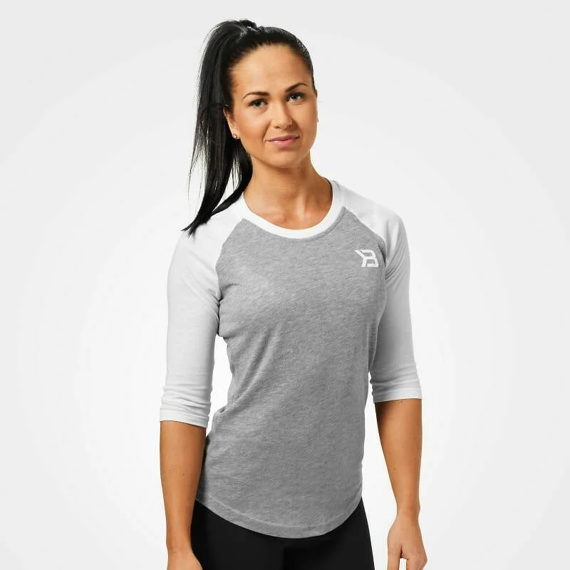 Better Bodies Womens Baseball Tee - Greymelange