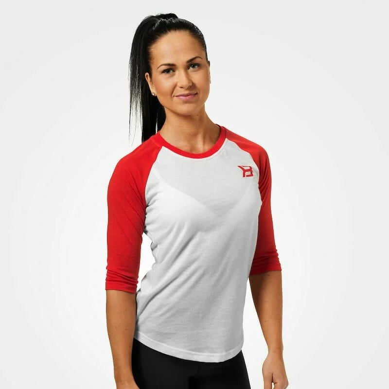 Better Bodies Womens Baseball Tee - Scarlet Red