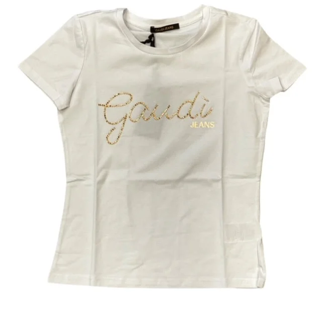 Gaudì T-shirt girocollo manica corta 211BD64007 2100 white