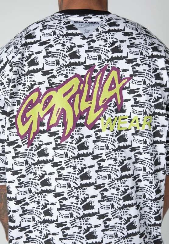 Gorilla Wear Legacy Oversized T-Shirt - White/Black