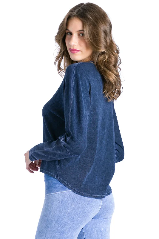 Hi-Lo Vintage-V Dolman Sleeve T